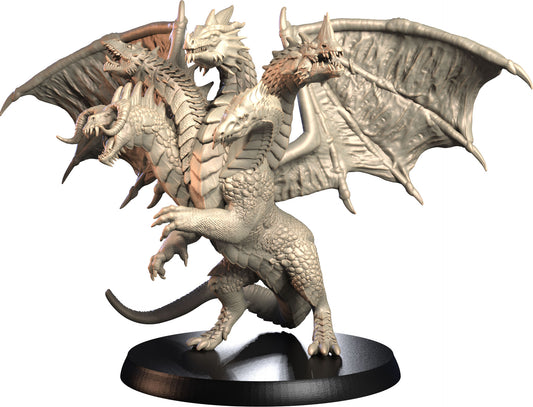 3D IPStudios - Dragons Worlds #2 - Tiamat - DnD/TTRPG Figure/Miniature - Helios3DPrinting