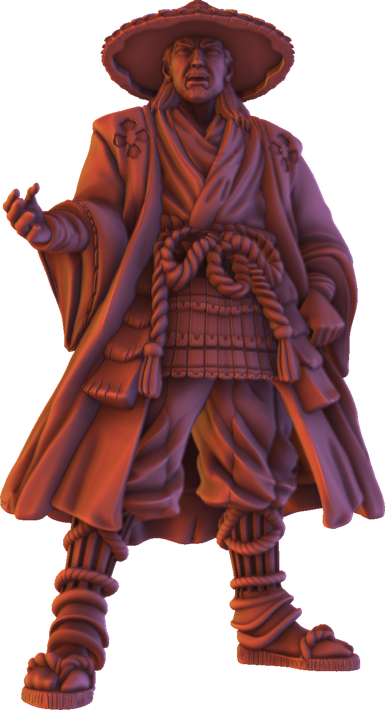 Forged Path - Tokugawa Ronin - Tacticians - DnD/Pathfinder/TTRPG Figure