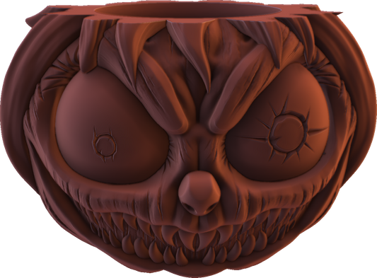 Digital Creative Works - Halloween Pumpkin Jar #8 - Prop/Decoration