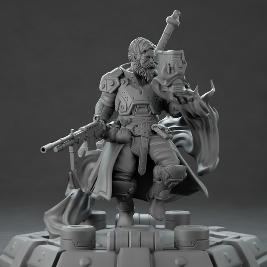 Brayan Nafarrate - Technomancer #2-2 - DnD/TTRPG Figure/Miniature