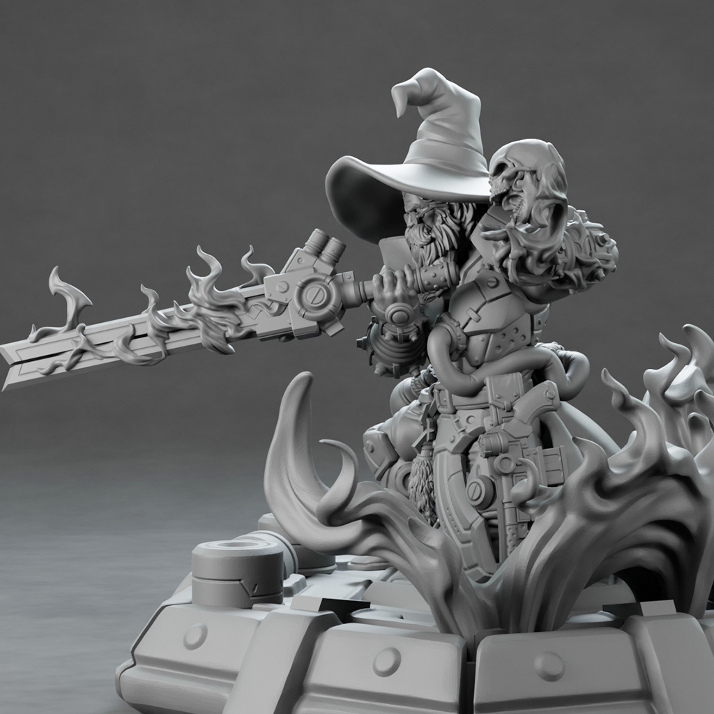 Brayan Nafarrate - Technomancer #3-1 - DnD/TTRPG Figure/Miniature