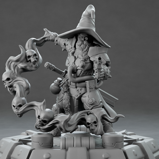 Brayan Nafarrate - Technomancer #3-3 - DnD/TTRPG Figure/Miniature