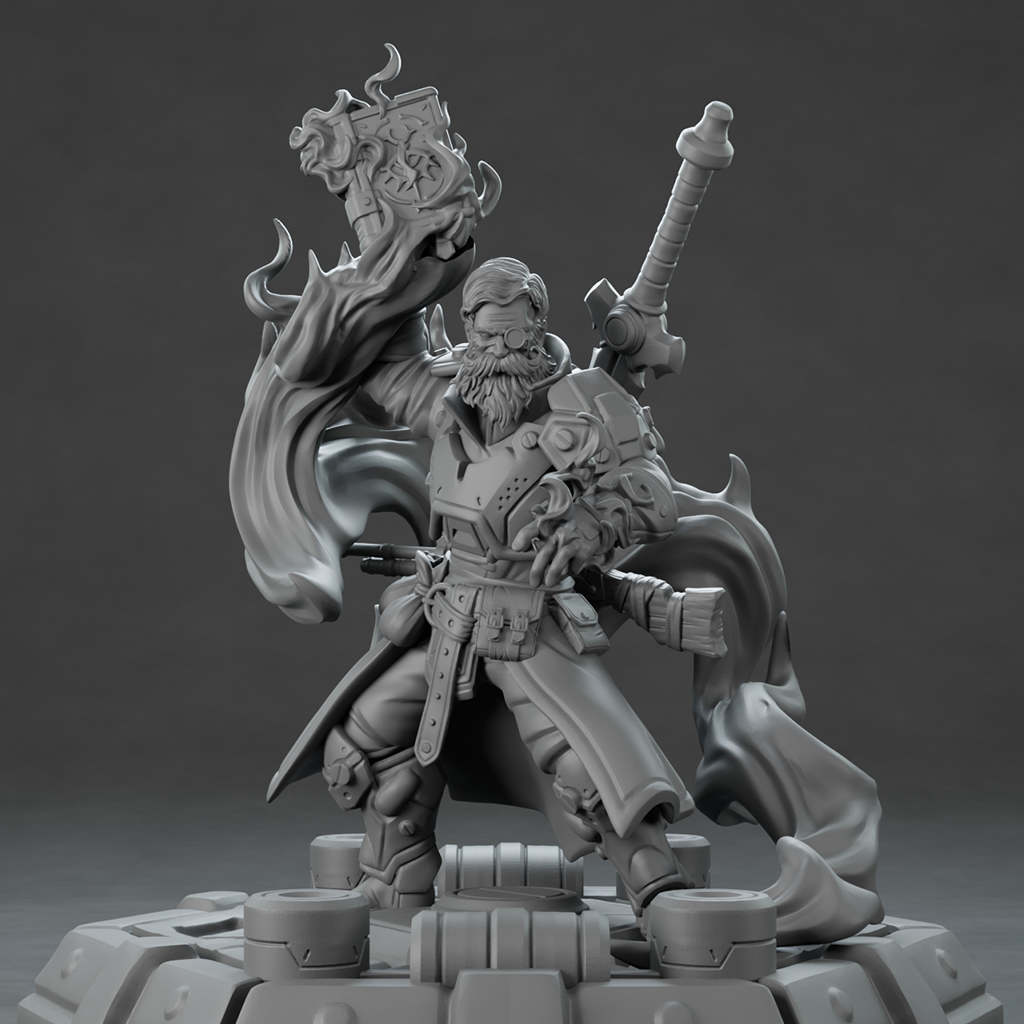 Brayan Nafarrate - Technomancer #4-2 - DnD/TTRPG Figure/Miniature