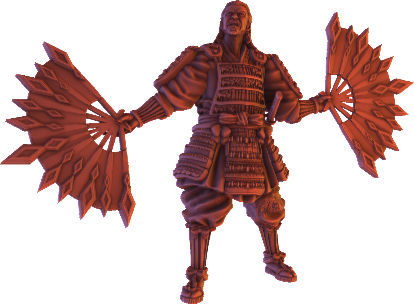 Forged Path - Tokugawa Bushido - Tessen - DnD/Pathfinder/TTRPG Figure