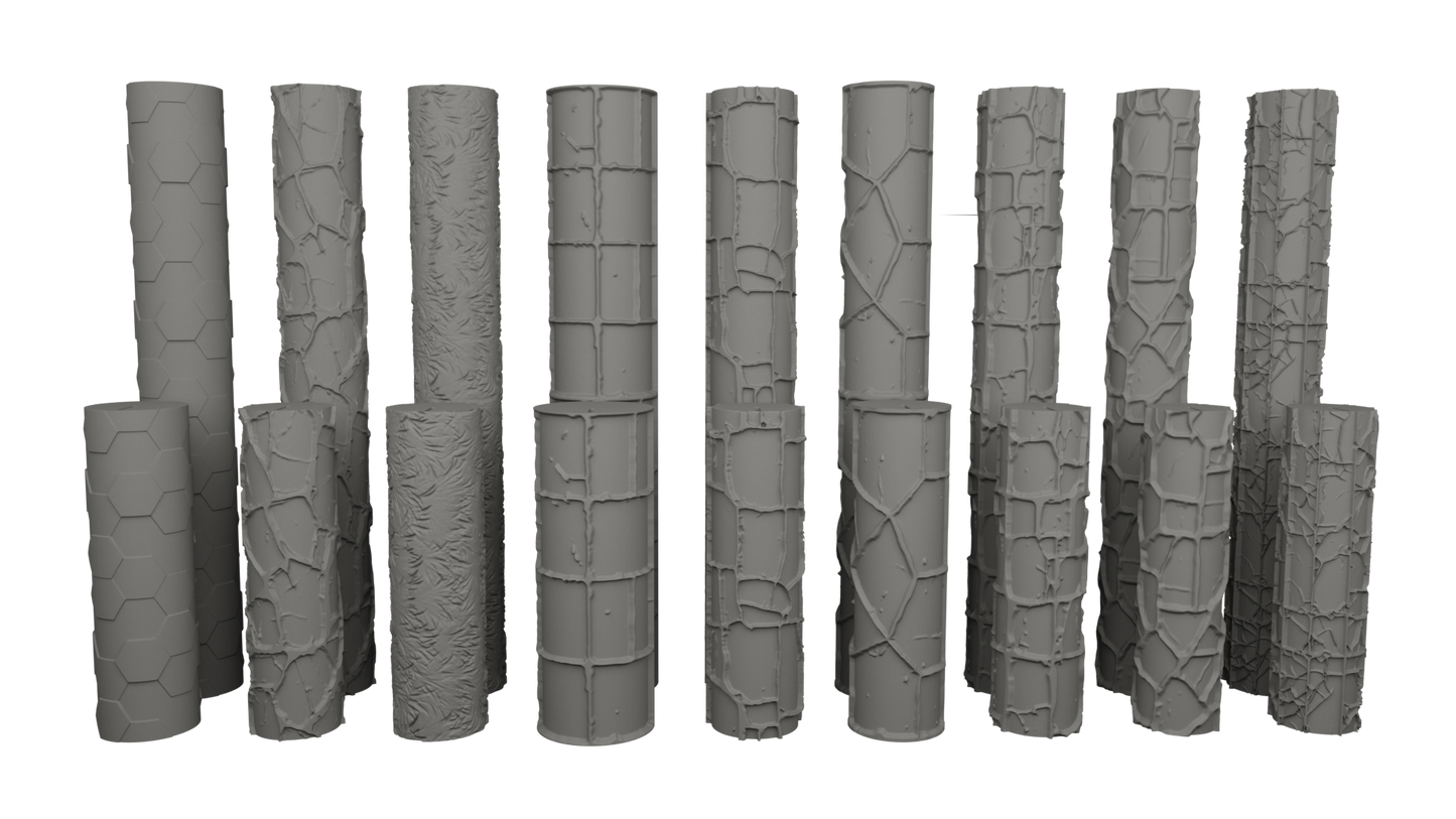 Jorrit - Texture Rollers #09 - Clay Roller for Scenery/TTRPG/Pottery Embossing