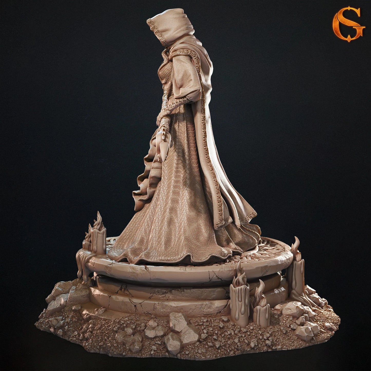 Solgoodcreations - Grim Reaper Thanatas - 75/140mm Pin Up/Figure/Model/Diorama