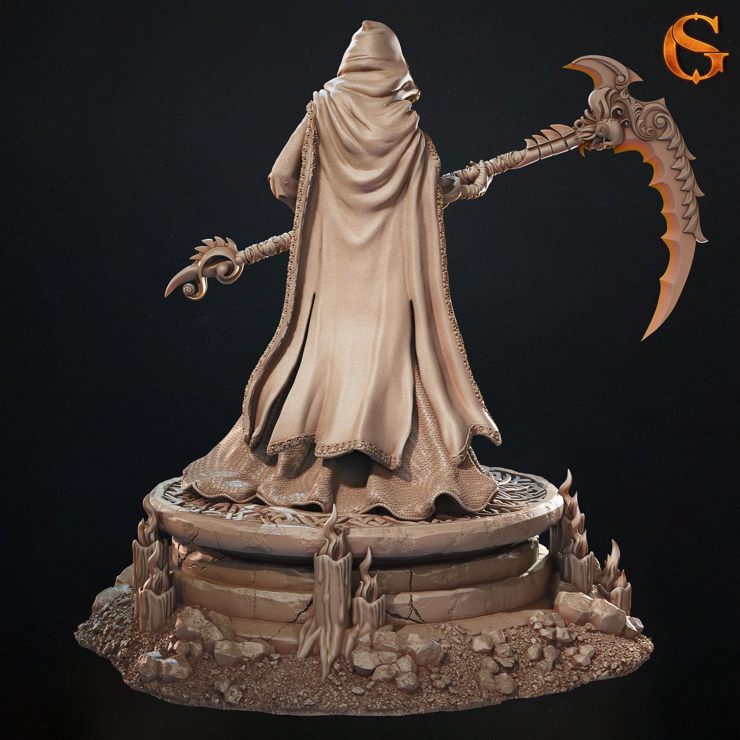 Solgoodcreations - Grim Reaper Thanatas - 75/140mm Pin Up/Figure/Model/Diorama
