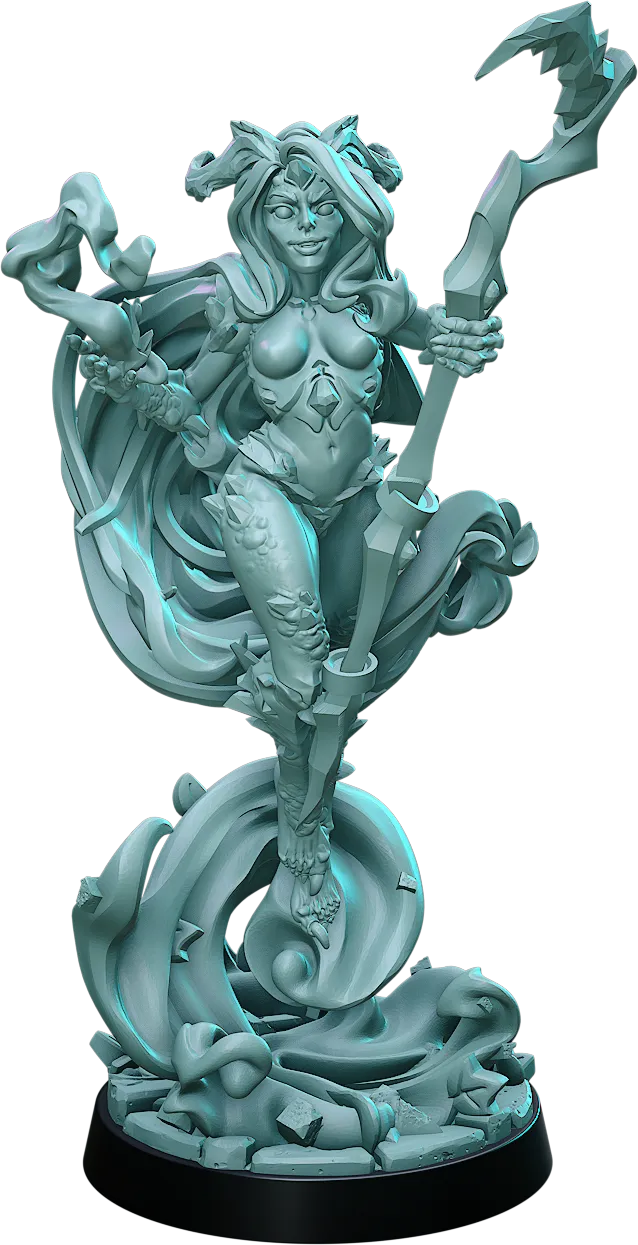 MEniatures - War of the Chromatic Dragons - Isdrekinn Demon - DnD/TTRPG Figure/Miniature
