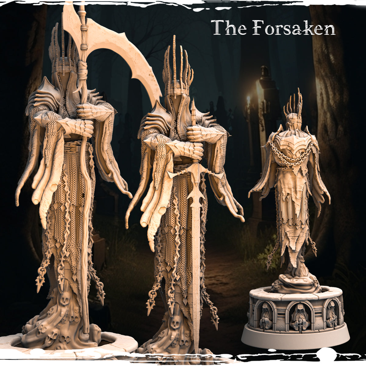 Monolith Arts - Marked by Darkness - Forsaken - 75mm Pin Up/Figure/Model/Diorama