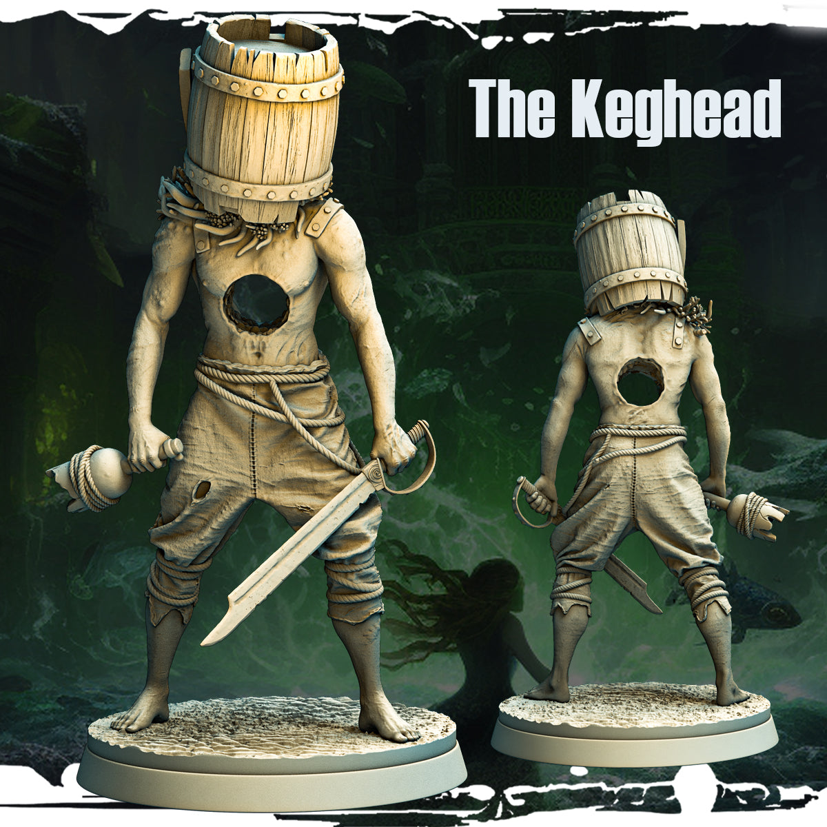 Monolith Arts - Terror on Cursed Waters - Keghead - DnD/TTRPG Figure/Miniature