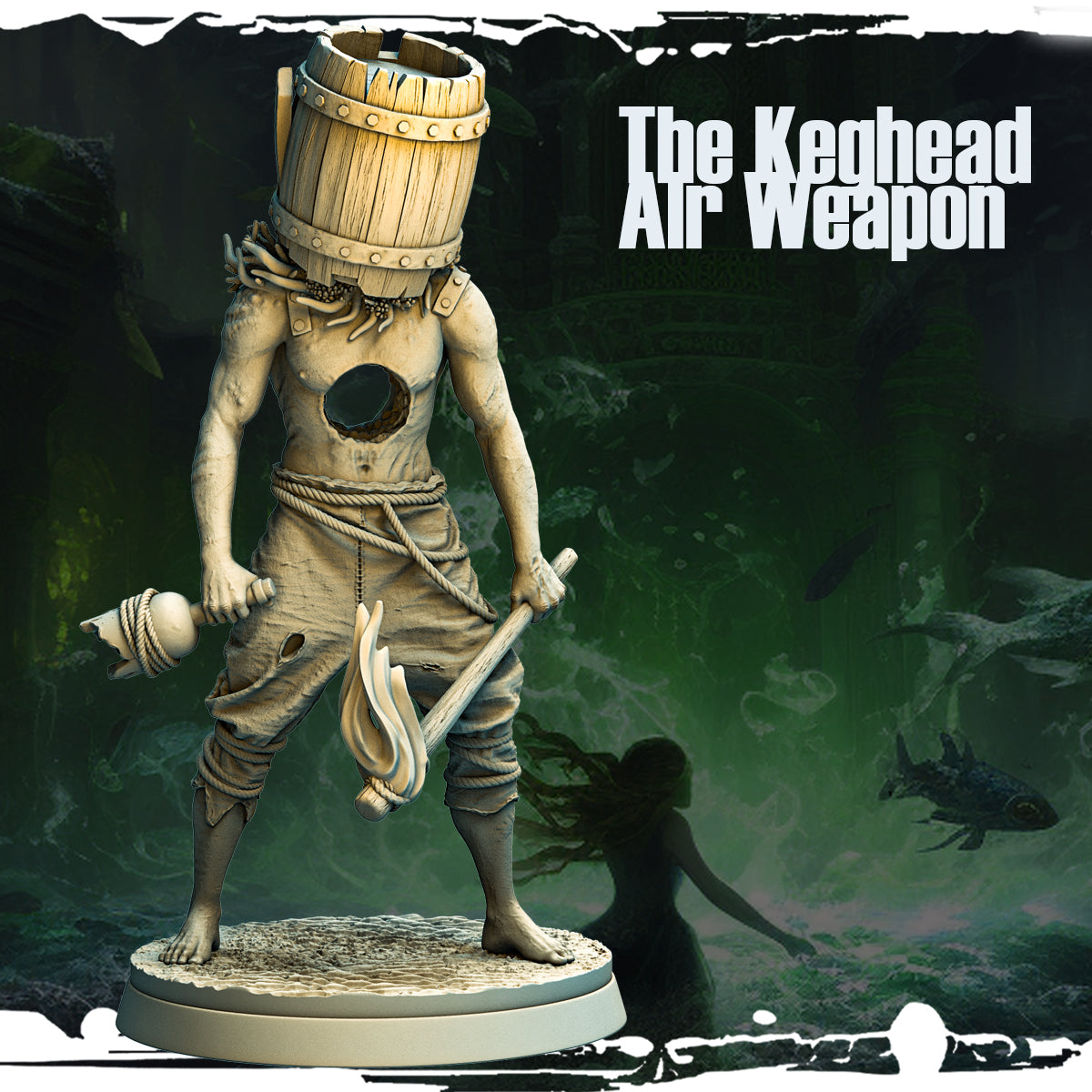Monolith Arts - Terror on Cursed Waters - Keghead - DnD/TTRPG Figure/Miniature