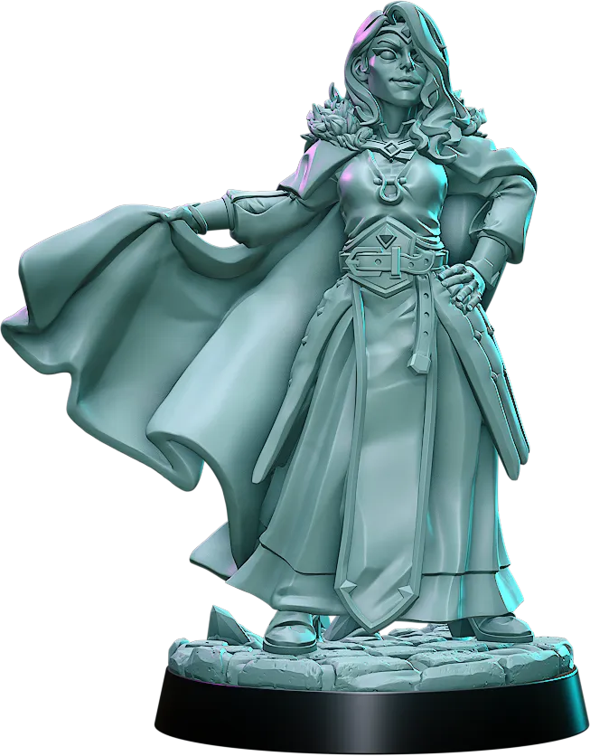 MEniatures - War of the Chromatic Dragons - Isdrekinn Maiden - DnD/TTRPG Figure/Miniature