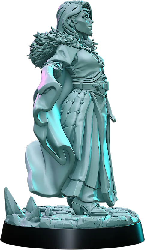 MEniatures - War of the Chromatic Dragons - Isdrekinn Maiden - DnD/TTRPG Figure/Miniature