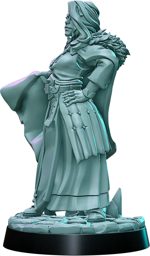 MEniatures - War of the Chromatic Dragons - Isdrekinn Maiden - DnD/TTRPG Figure/Miniature