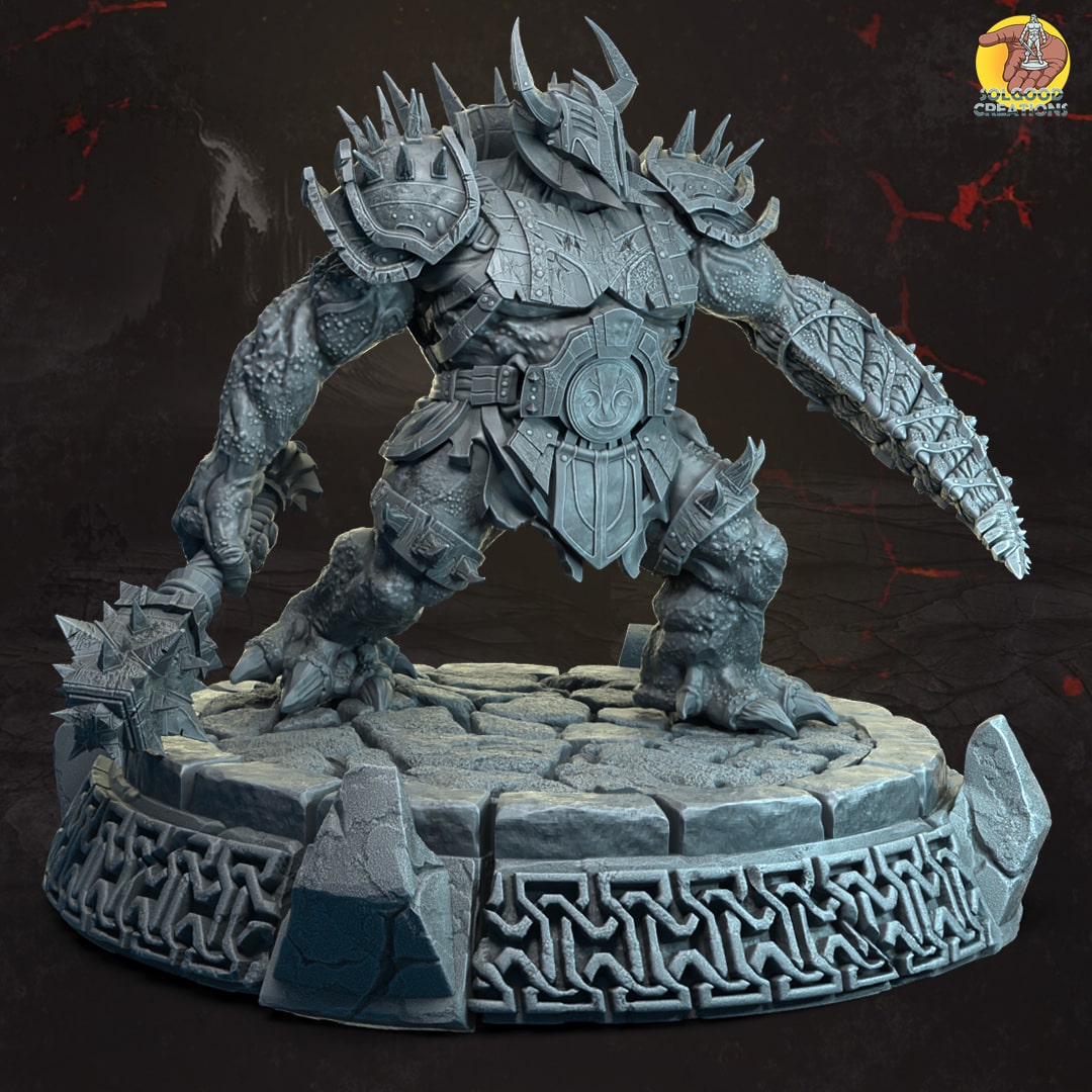 Solgoodcreations - Demon's Court - Demon Pulverizer #2 - DnD/TTRPG Figure/Miniature