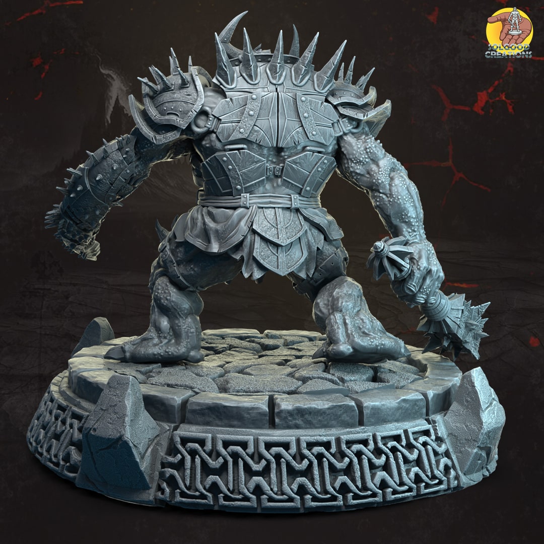 Solgoodcreations - Demon's Court - Demon Pulverizer #2 - DnD/TTRPG Figure/Miniature