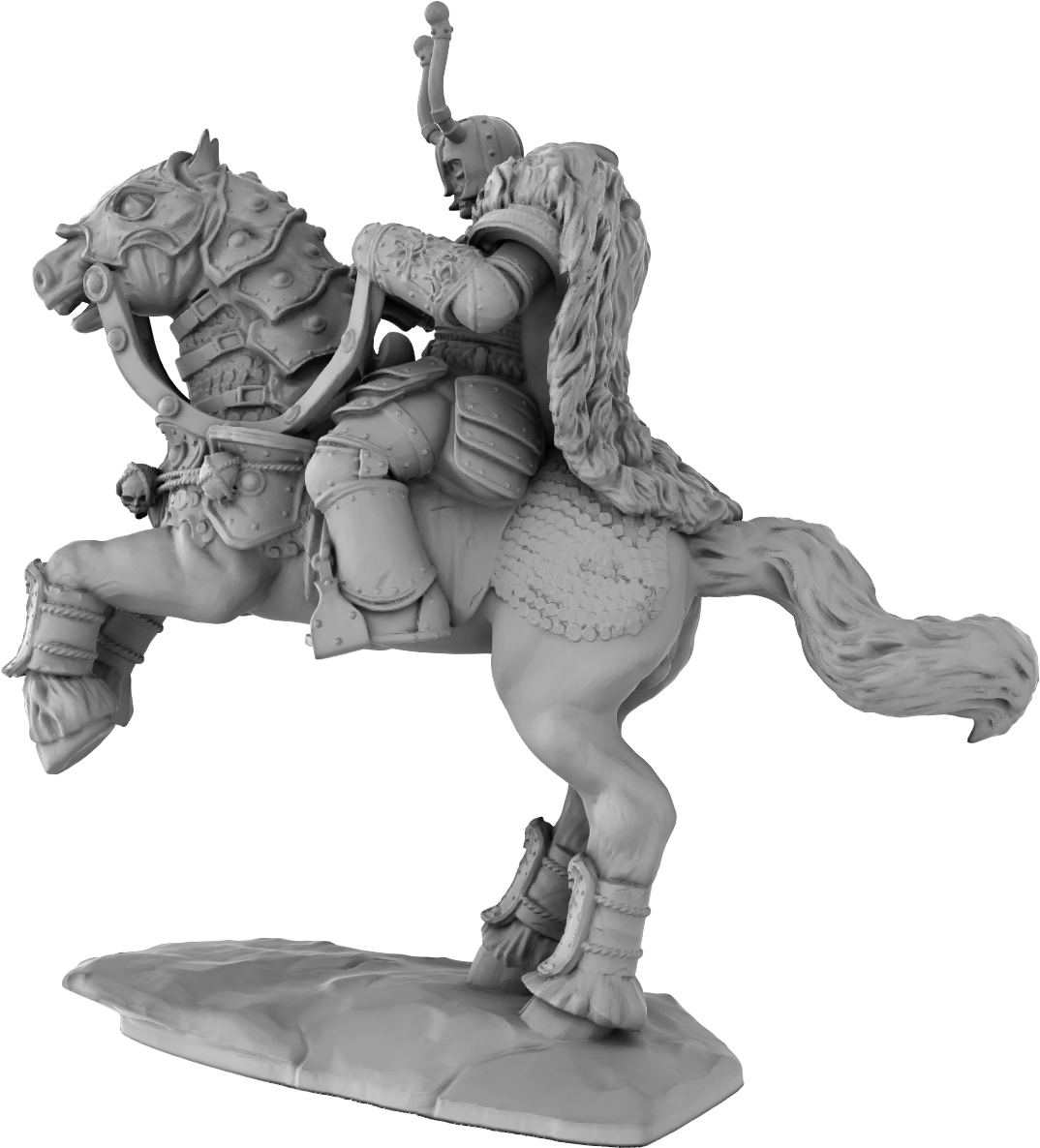 Z Kino - Heavy Rider #2 - DnD/Pathfinder/TTRPG Figure Miniature