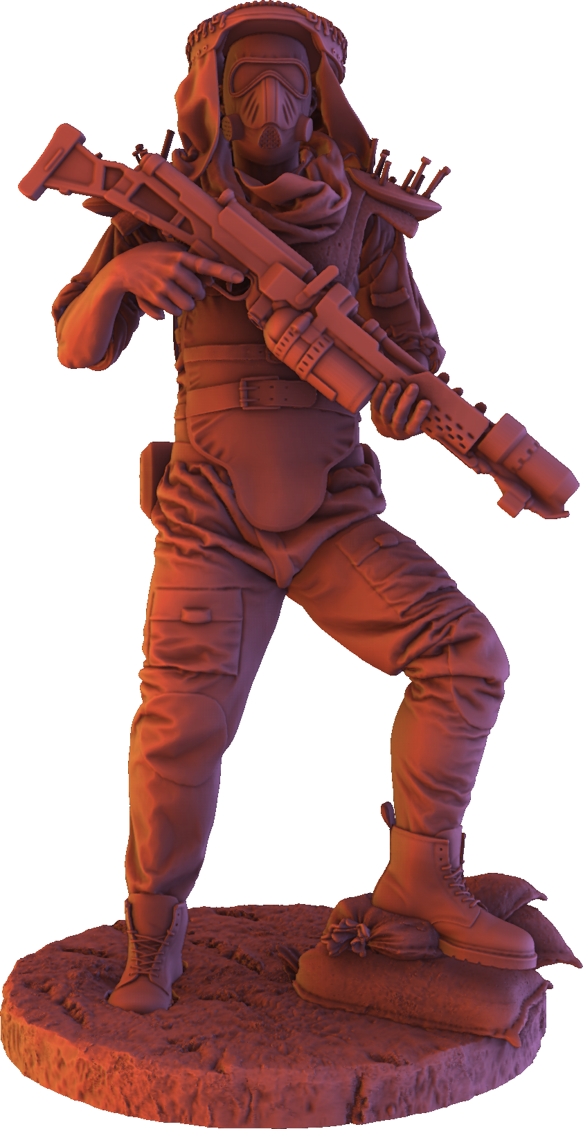 MiniArtCreations - After the War - Flamer - 75mm Pin Up/Figure/Model/Diorama