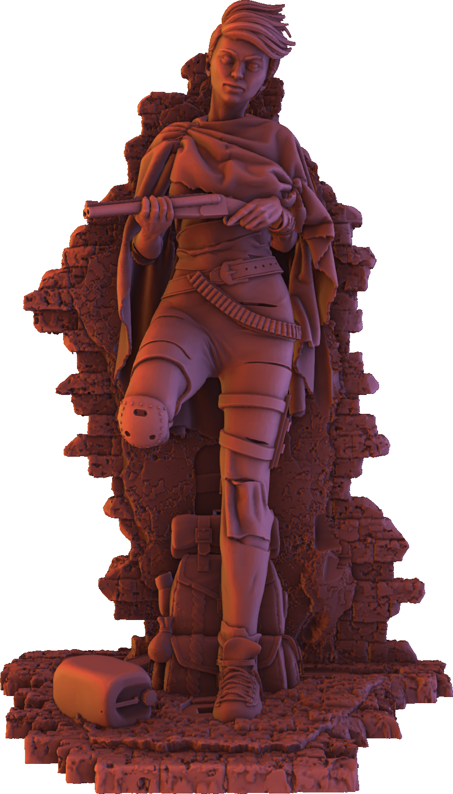 MiniArtCreations - After the War - Lost Child - 75mm Pin Up/Figure/Model/Diorama