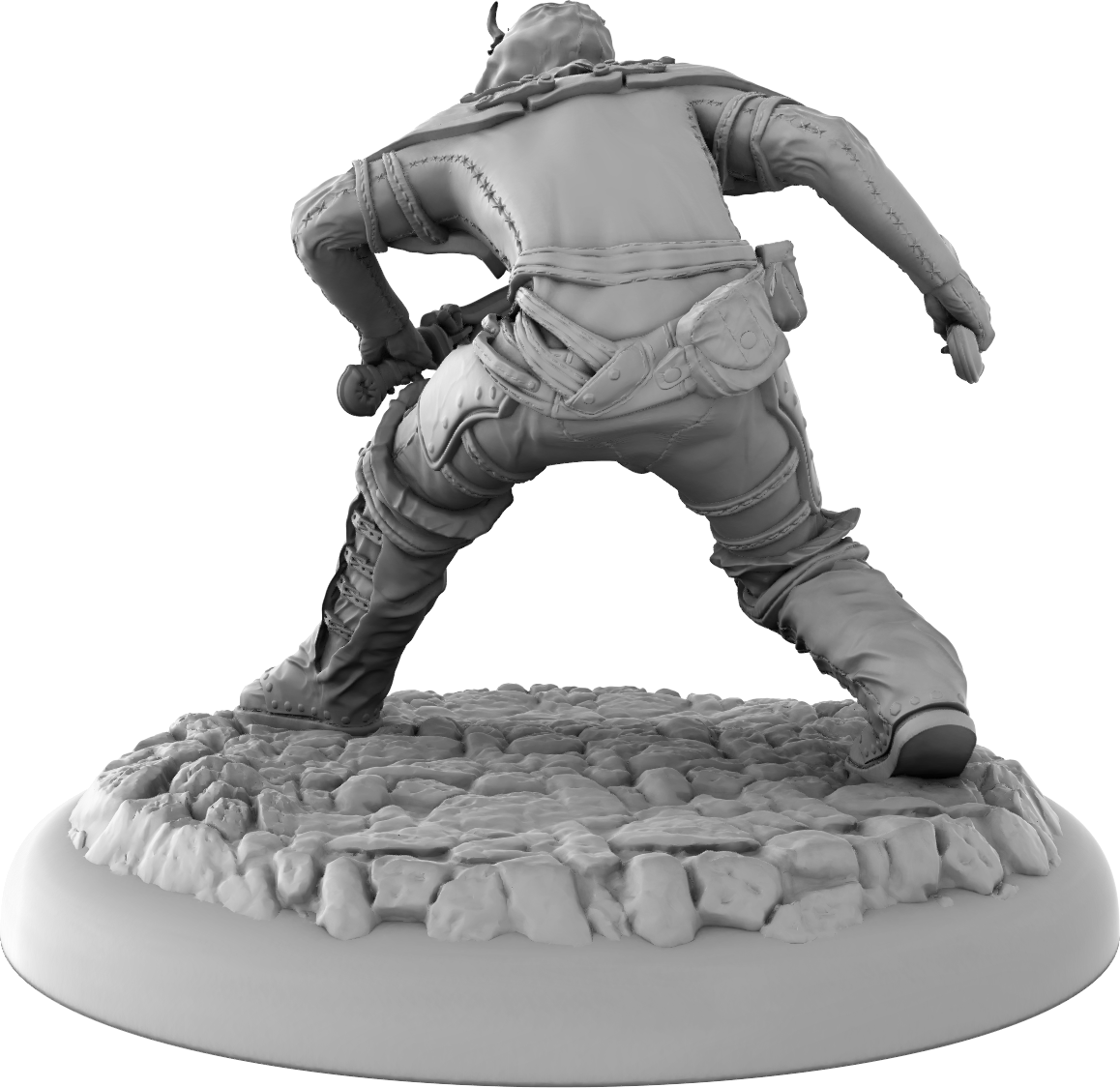 Thorns Forge - Tiefling Rogue - DnD/Pathfinder/TTRPG Figure Mini Miniature - Helios3DPrinting