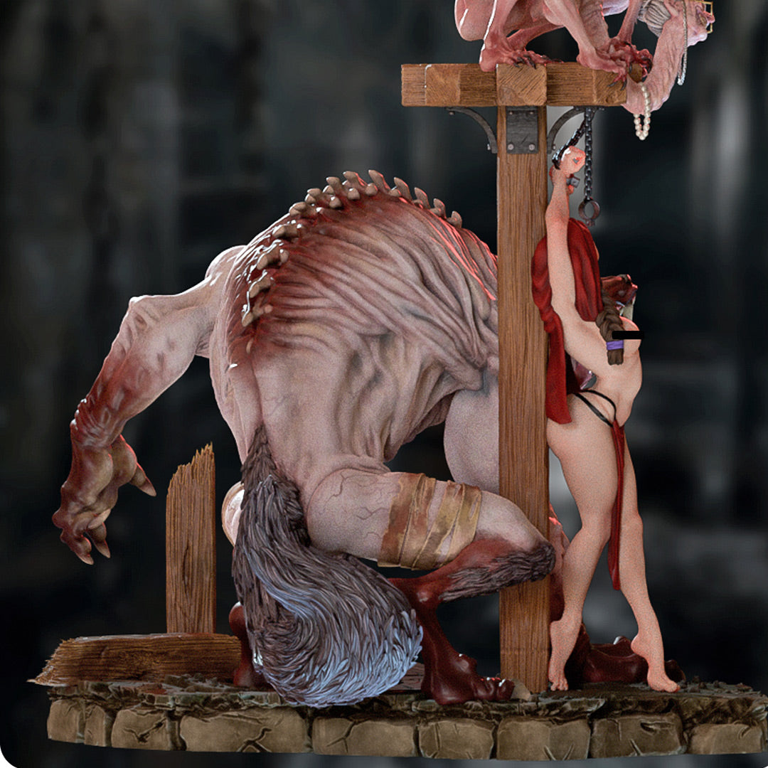 Silvia Corso - Creepytales - Whole Diorama - 75mm Pin Up/Figure/Model/Diorama