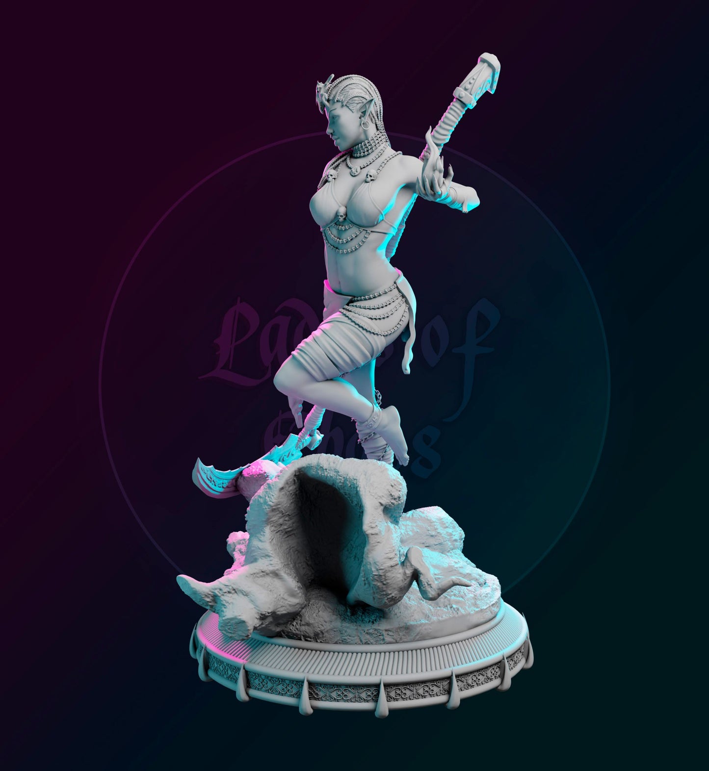 Gilmore Studio - Chaos Ladies #1 - Thyal - 75mm Pin Up/Figure/Model/Diorama