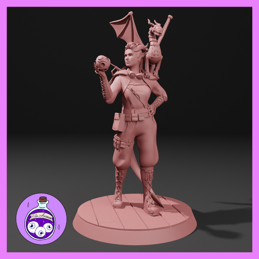 Ella's Arcanum - The Hag's Lair - Tiefling Artificer - DnD/Pathfinder/TTRPG