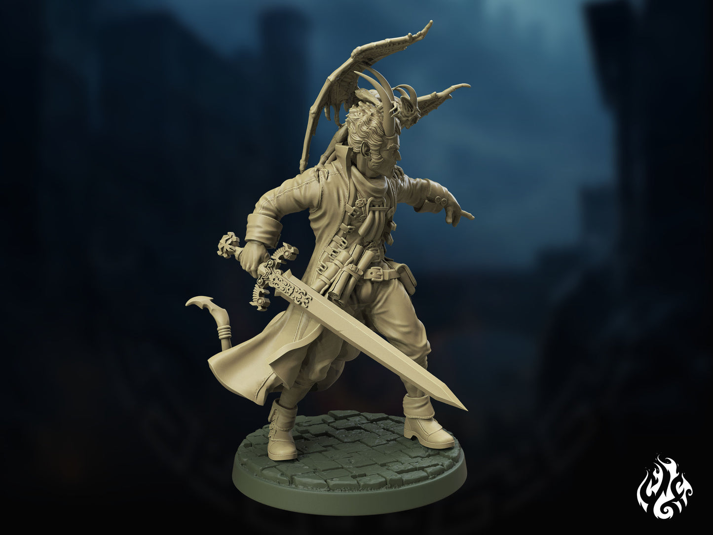 Crippled God Foundry - Tiefling Warlock - DnD/TTRPG Figure/Miniature