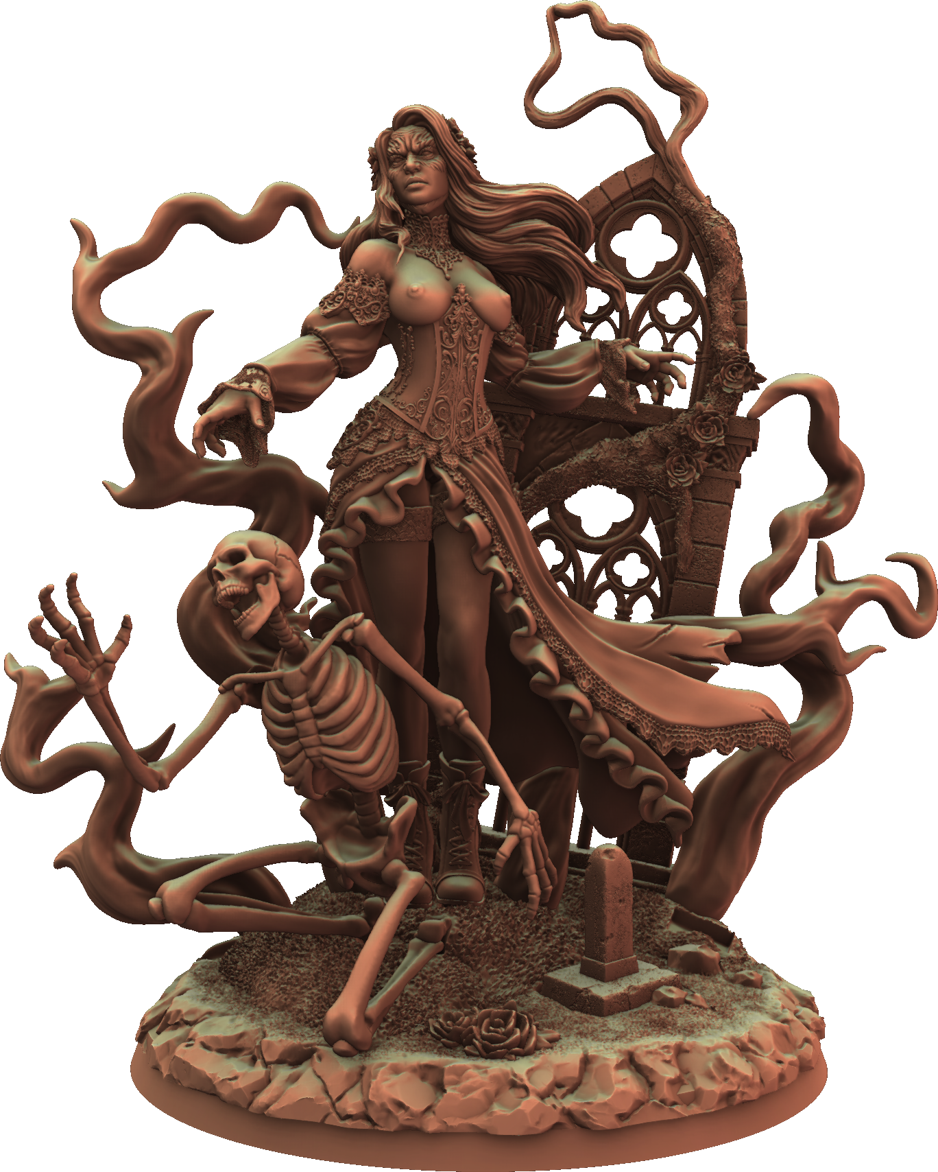 Cosmondo - Vanya, Vampire Beauty - 75mm Pin Up/Figure/Model/Diorama