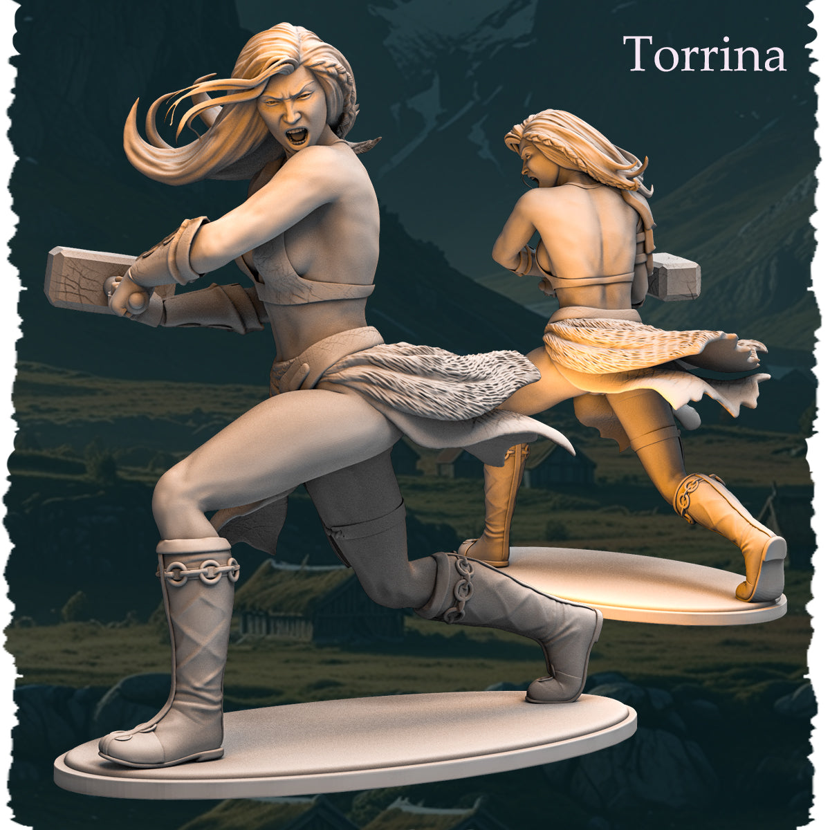 Alexa - Ragnarok’s Heroines - Torrina - 75/120mm Pin Up/Figure/Model/Diorama