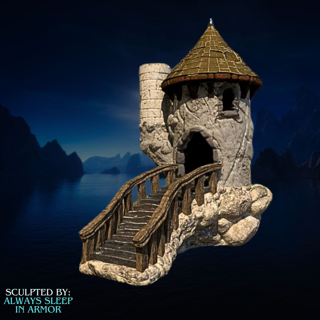 Always Sleep in Armor - Medieval Dice Tower - DnD/TTRPG/Roleplaying/Wargames - Helios3DPrinting