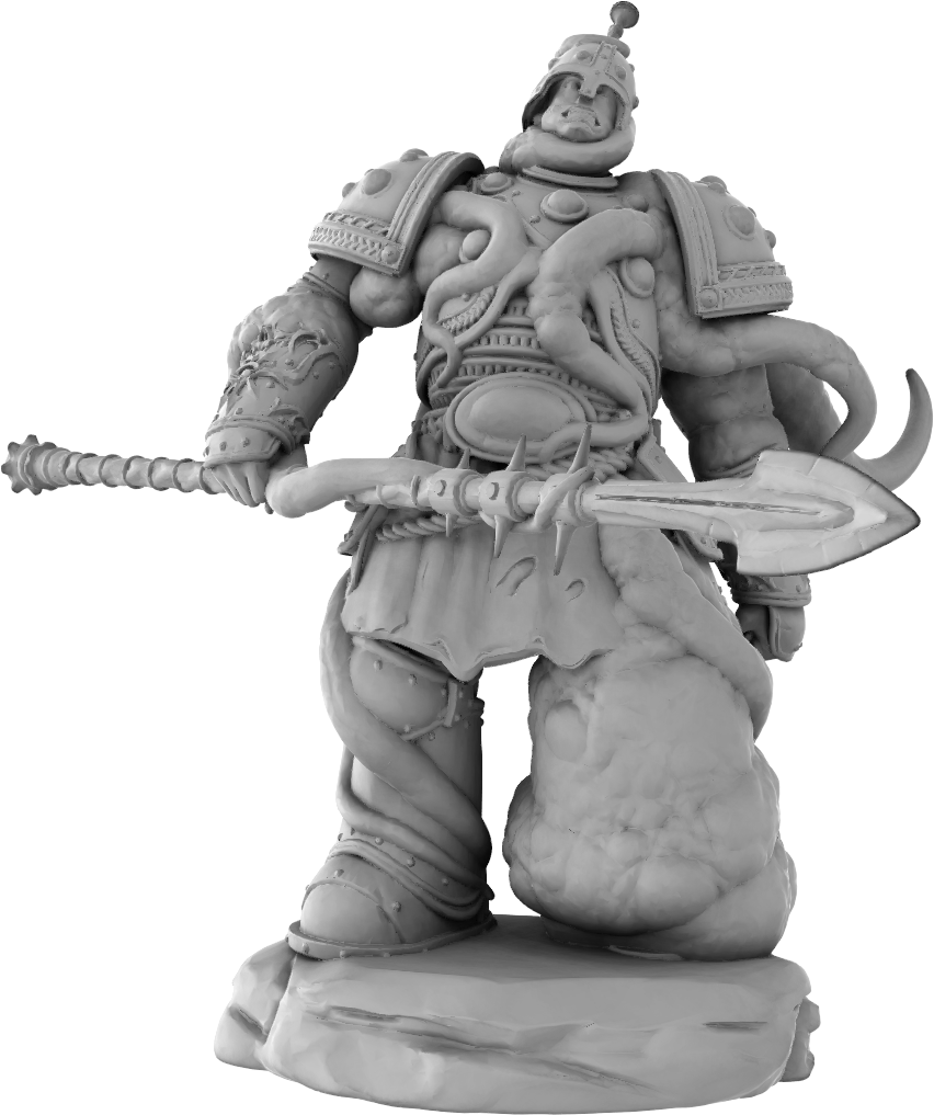 Z Kino - Corrupted Knight #1 - DnD/Pathfinder/TTRPG Figure Miniature