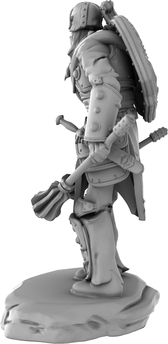 Z Kino - Corrupted Knight #2 - DnD/Pathfinder/TTRPG Figure Miniature