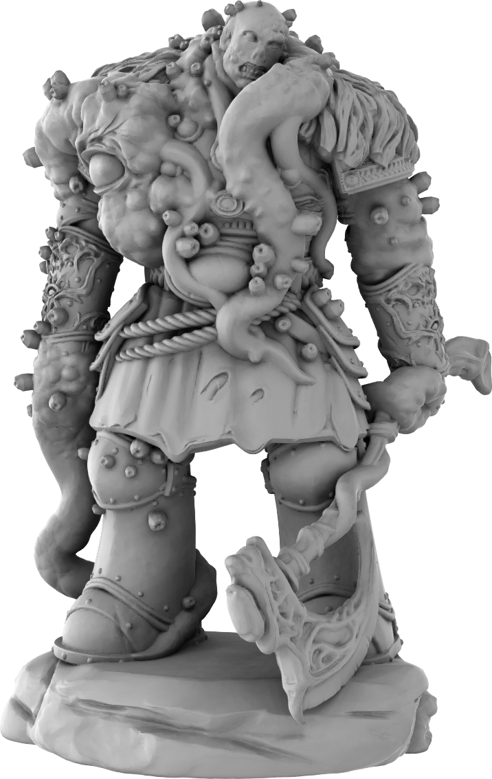 Z Kino - Corrupted Knight #3 - DnD/Pathfinder/TTRPG Figure Miniature