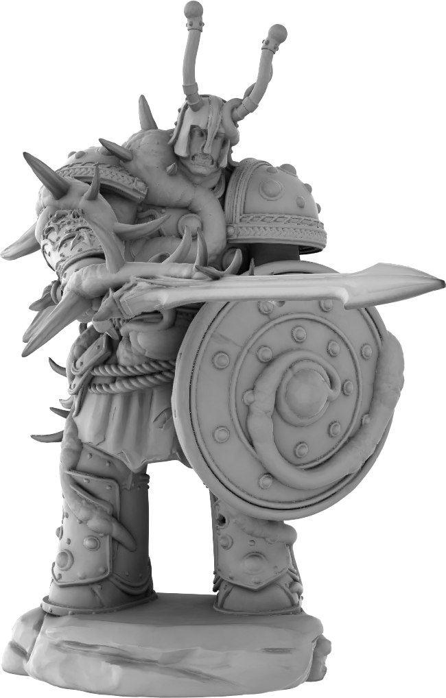 Z Kino - Corrupted Knight #4 - DnD/Pathfinder/TTRPG Figure Miniature