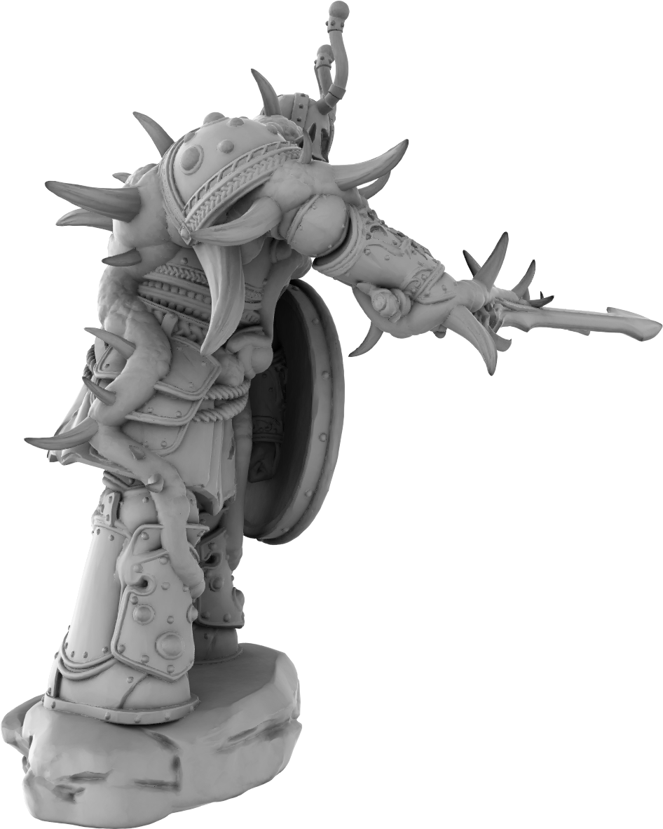 Z Kino - Corrupted Knight #4 - DnD/Pathfinder/TTRPG Figure Miniature