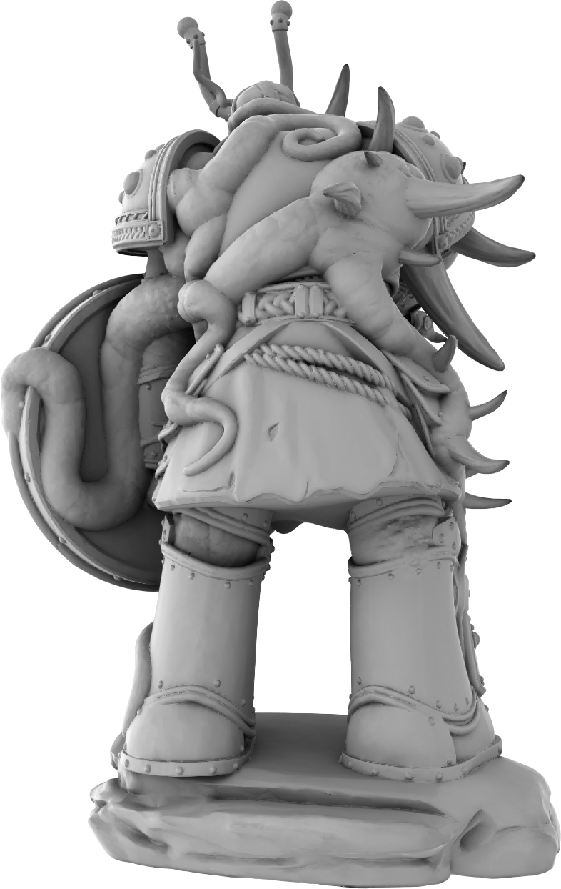 Z Kino - Corrupted Knight #4 - DnD/Pathfinder/TTRPG Figure Miniature