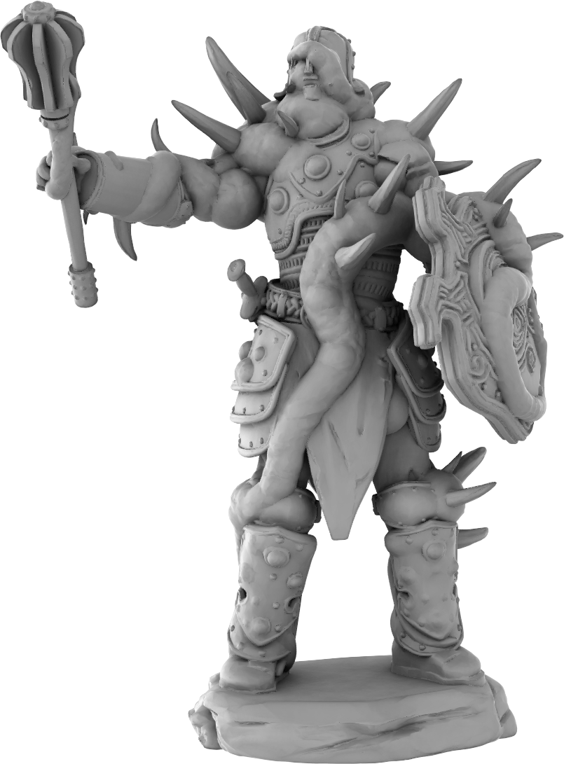 Z Kino - Corrupted Knight #5 - DnD/Pathfinder/TTRPG Figure Miniature