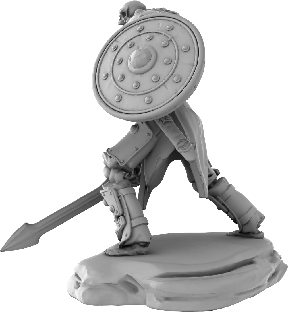 Z Kino - Corrupted Knight #6 - DnD/Pathfinder/TTRPG Figure Miniature