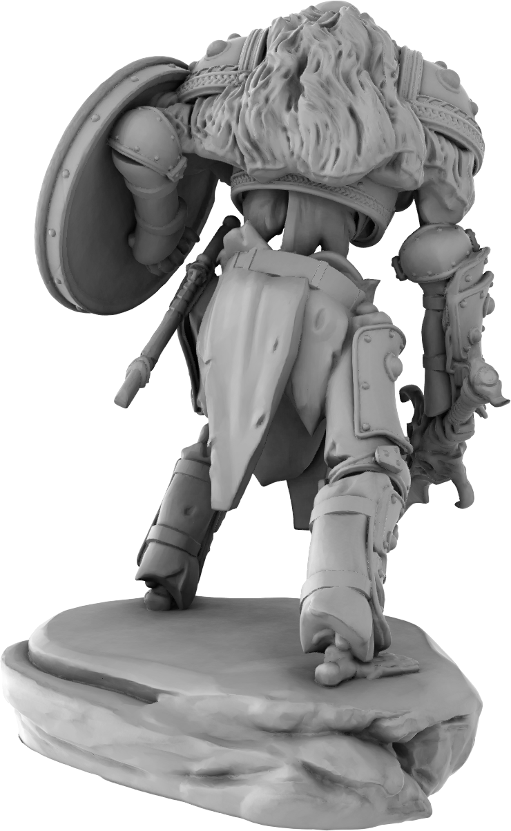 Z Kino - Corrupted Knight #6 - DnD/Pathfinder/TTRPG Figure Miniature