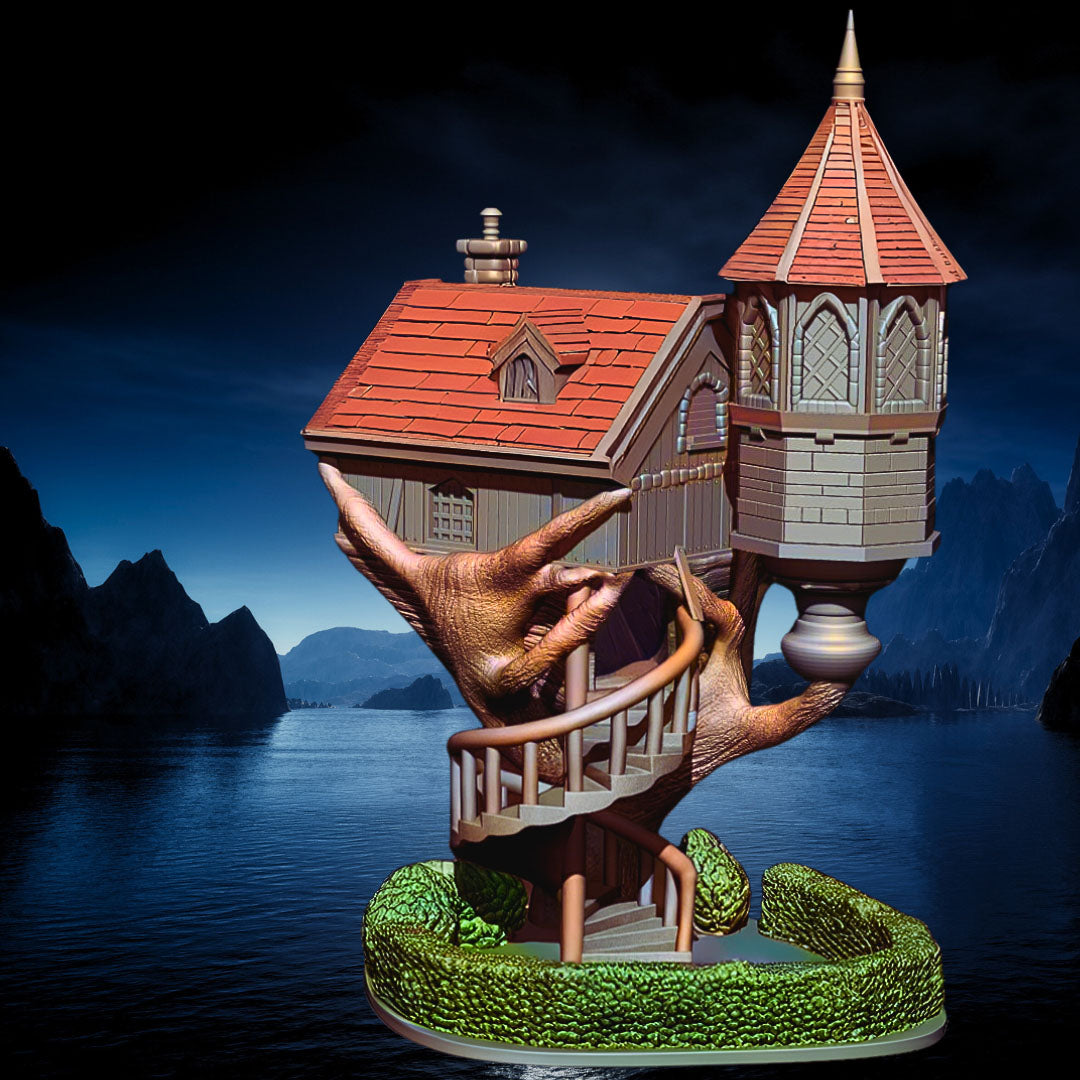 Always Sleep in Armor - Tree House Dice Tower - DnD/TTRPG/Roleplaying/Wargames - Helios3DPrinting