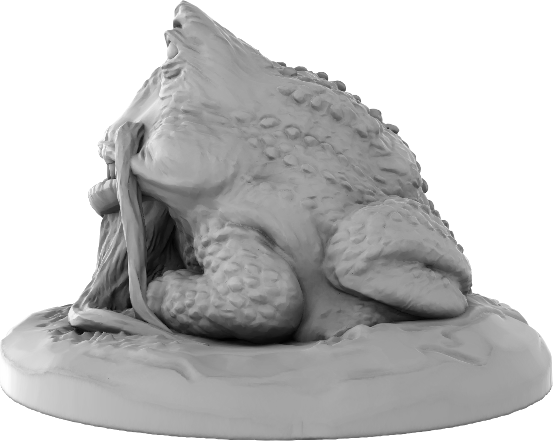 Trog Pathfinder Z Kino - Trog King - DnD/Pathfinder/TTRPG Figure Miniature ...