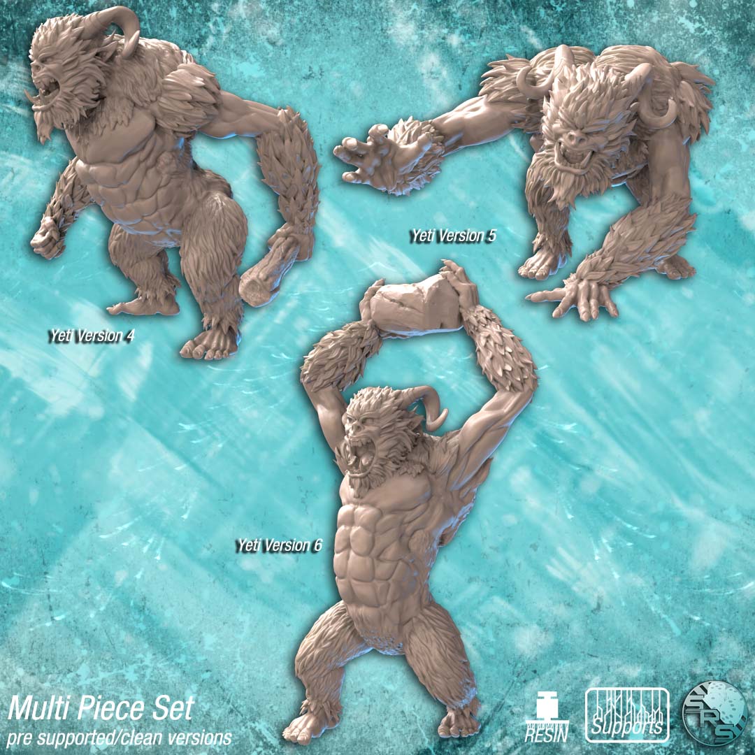 Sync Ratio - Shiverclaws - Yeti #2 - DnD/TTRPG Figure/Miniature