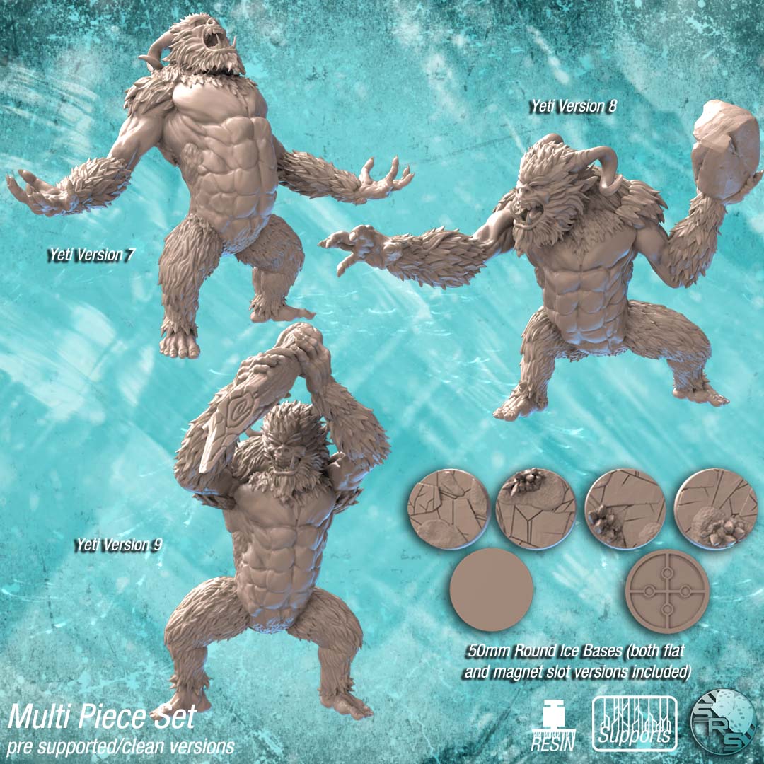 Sync Ratio - Shiverclaws - Yeti #3 - DnD/TTRPG Figure/Miniature
