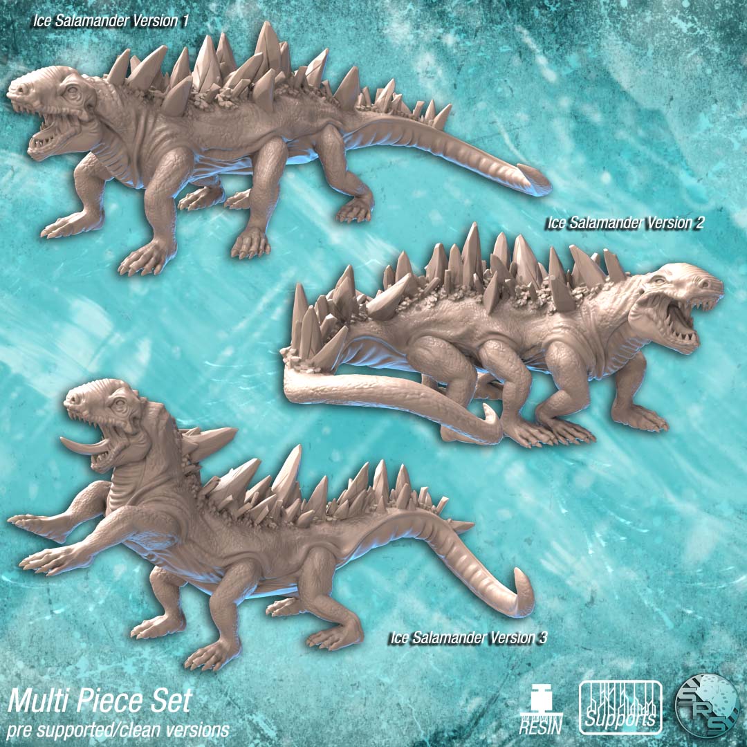 SRS Studios - Ice Salamander #1 - DnD/TTRPG/Roleplaying/Wargames