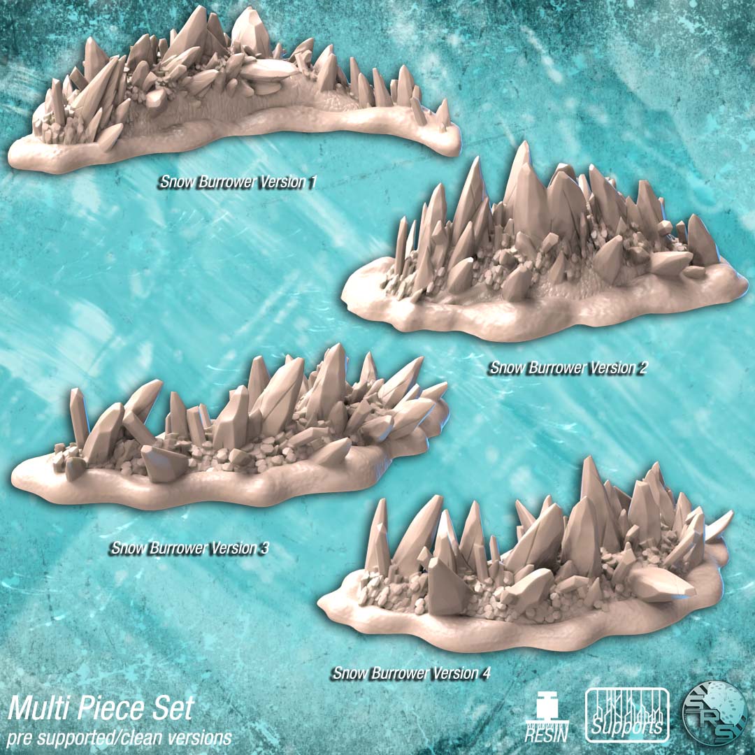Sync Ratio - Shiverclaws - Snow Burrower - DnD/TTRPG Figure/Miniature