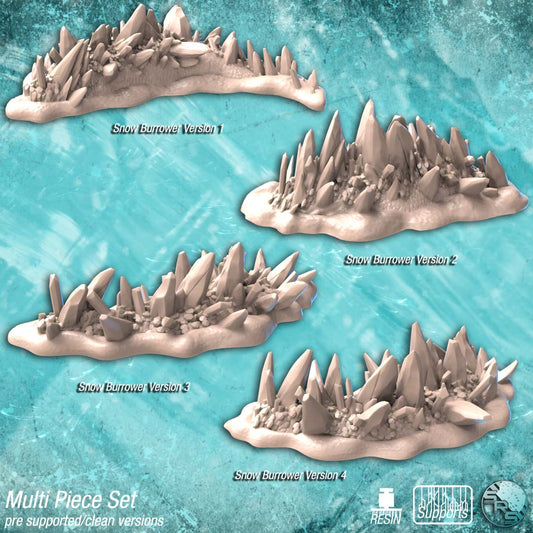 Sync Ratio - Shiverclaws - Snow Burrower - DnD/TTRPG Figure/Miniature