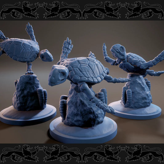 Brayan Nafarrate - Bestiary #3 - Turtle Skeleton - DnD/TTRPG Figure/Miniature