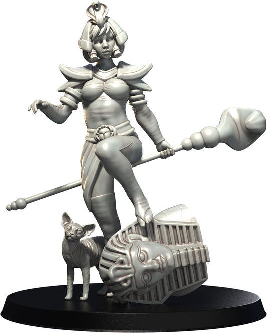 3D IPStudios - Female Warriors #1 - Uadyet - Pin Up/Figure/Model/Diorama - Helios3DPrinting