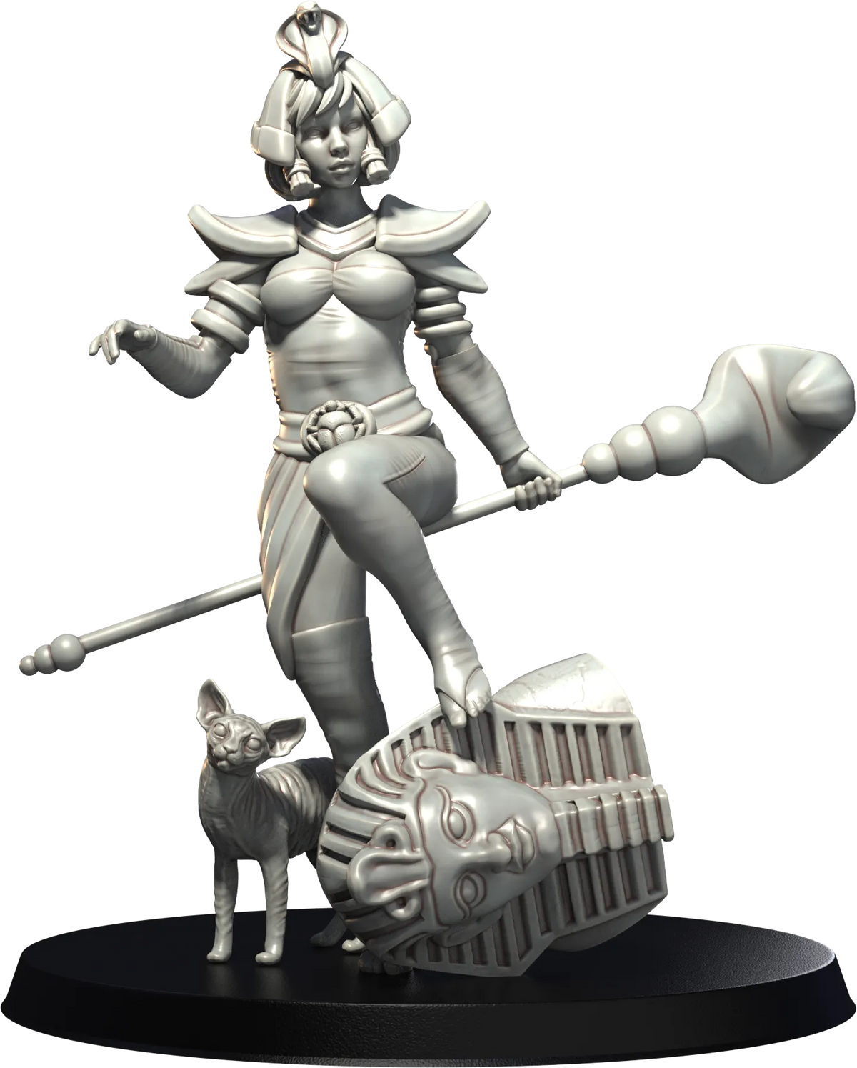 3D IPStudios - Female Warriors #1 - Uadyet - 75mm Pin Up/Figure/Model/Diorama